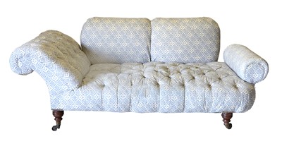 Lot 368 - A Rare Late Victorian Two-Seater Sofa/Chaise,...