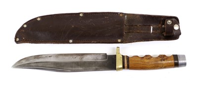 Lot 152 - A Bowie Knife by the Bell Bowie Knife Co.,...