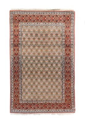 Lot 621 - Ghom Rug Central Iran, circa 1950 The ivory...