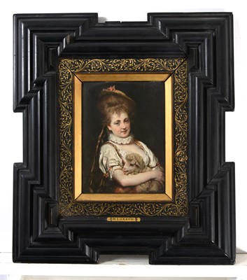 Lot 1068 - Heinrich Lossow (1843–1897) German Young lady...