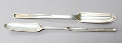 Lot 48 - Two George III Silver Toddy-Ladles, the bowl...