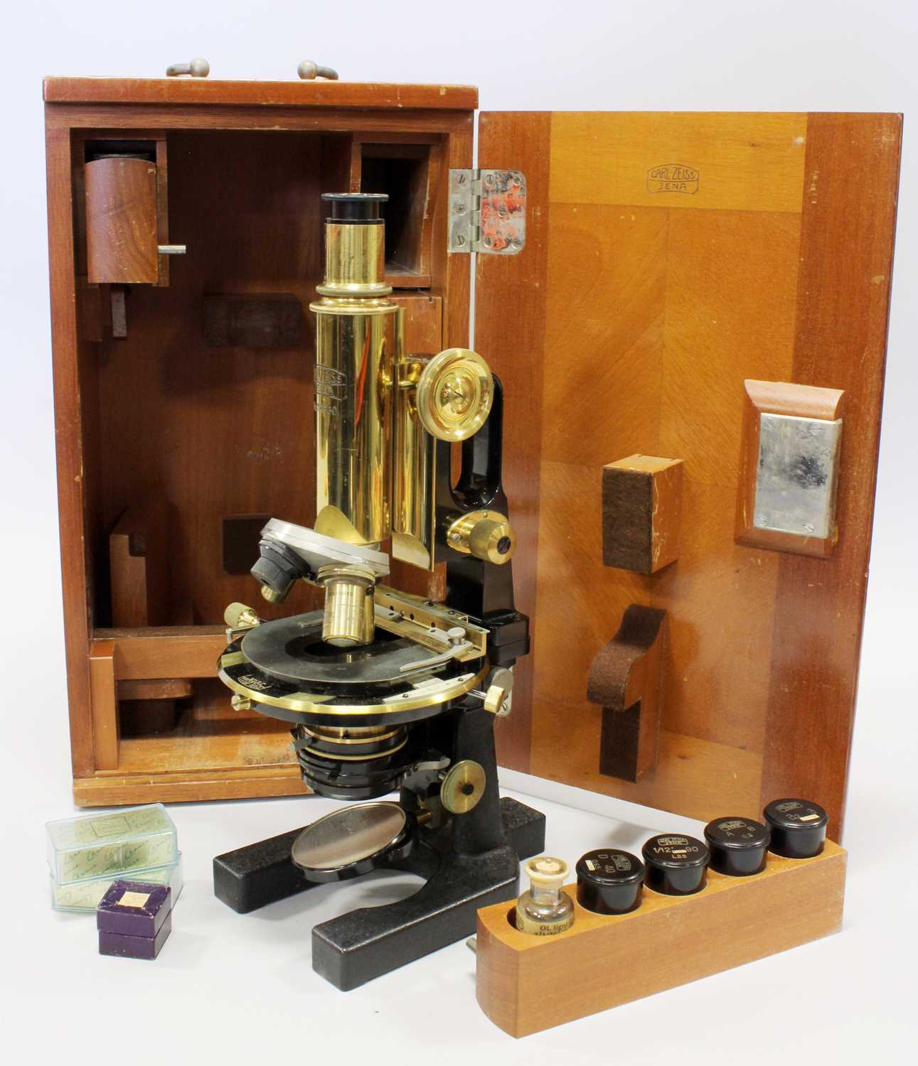 Lot 94 Carl Zeiss Jena Microscope