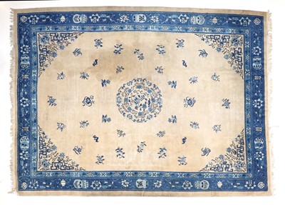 Lot 186 - Chinese Carpet, circa 1900 The cream field...