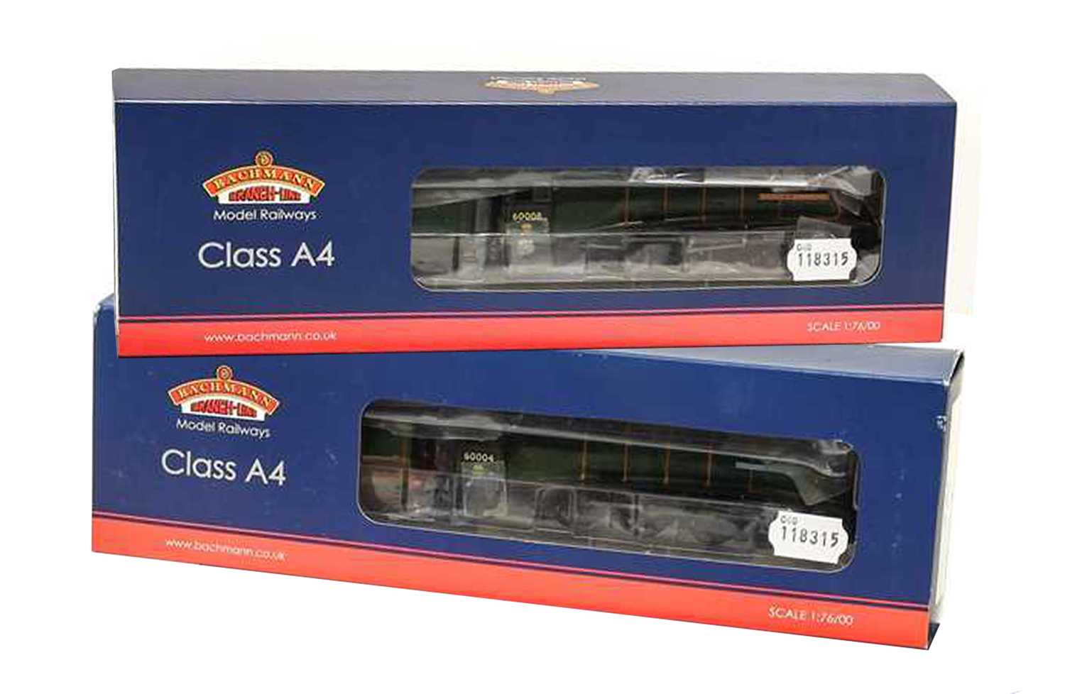 Lot 185 - Bachmann OO Gauge Two A4 Class Locomotives