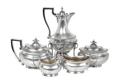 Lot 2209 - A Five-Piece George III Silver Tea-Service