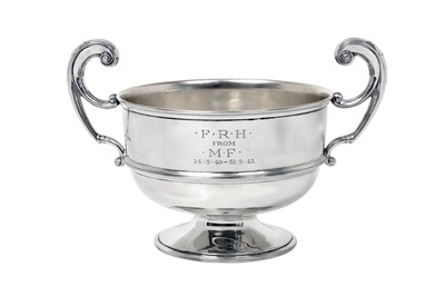 Lot 2307 - A George VI Silver Two-Handled Cup