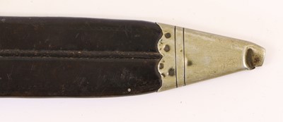 Lot 161 - A Bowie Type Knife, the 14.5cm single edge...
