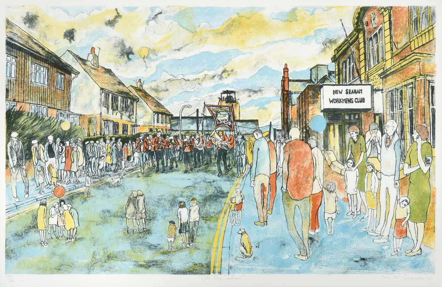 Lot 12 - Tom McGuinness (1926-2006) "Gala Day Seaham"...