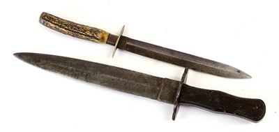 Lot 163 - A 19th Century Hunting Knife, with 24.5cm...