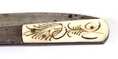 Lot 166 - An Early 20th Century Folding Bowie Knife by...