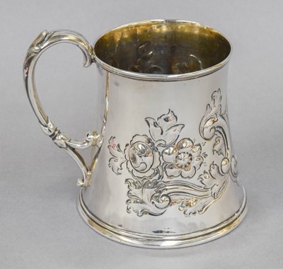 Lot 110 - A Victorian Silver Christening-Mug, by Henry...