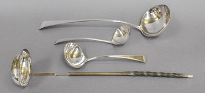Lot 97 - A Collection of George III Silver Flatware,...