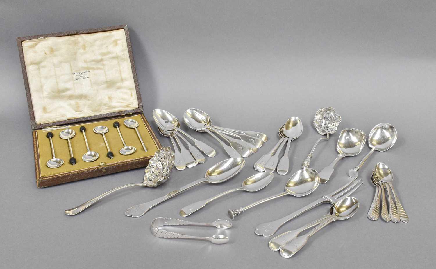 Sorted Silverware Lot 112 - A Collection of Assorted Silver Flatware,