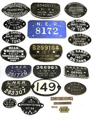 Lot 137 - Cast Iron Railway Plates