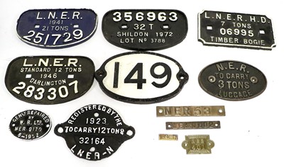 Lot 137 - Cast Iron Railway Plates