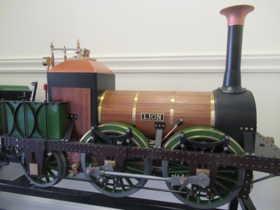 Lot 718 - Well Engineered 10 1/4" Gauge 0-4-2 Locomotive Lion