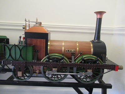 Lot 718 - Well Engineered 10 1/4" Gauge 0-4-2 Locomotive Lion