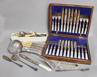 Lot 81 - A Collection of Assorted Silver and Silver...