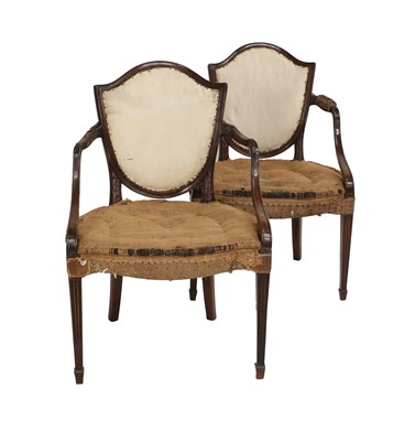 Lot 887 - A Pair of George III Mahogany...