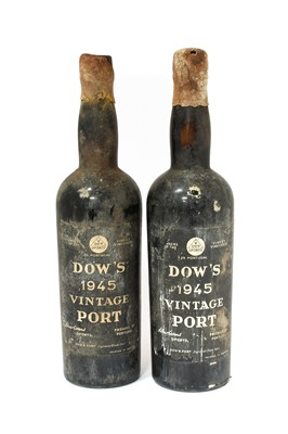 Lot 2140 - Dow's 1945 Vintage Port (two bottles)