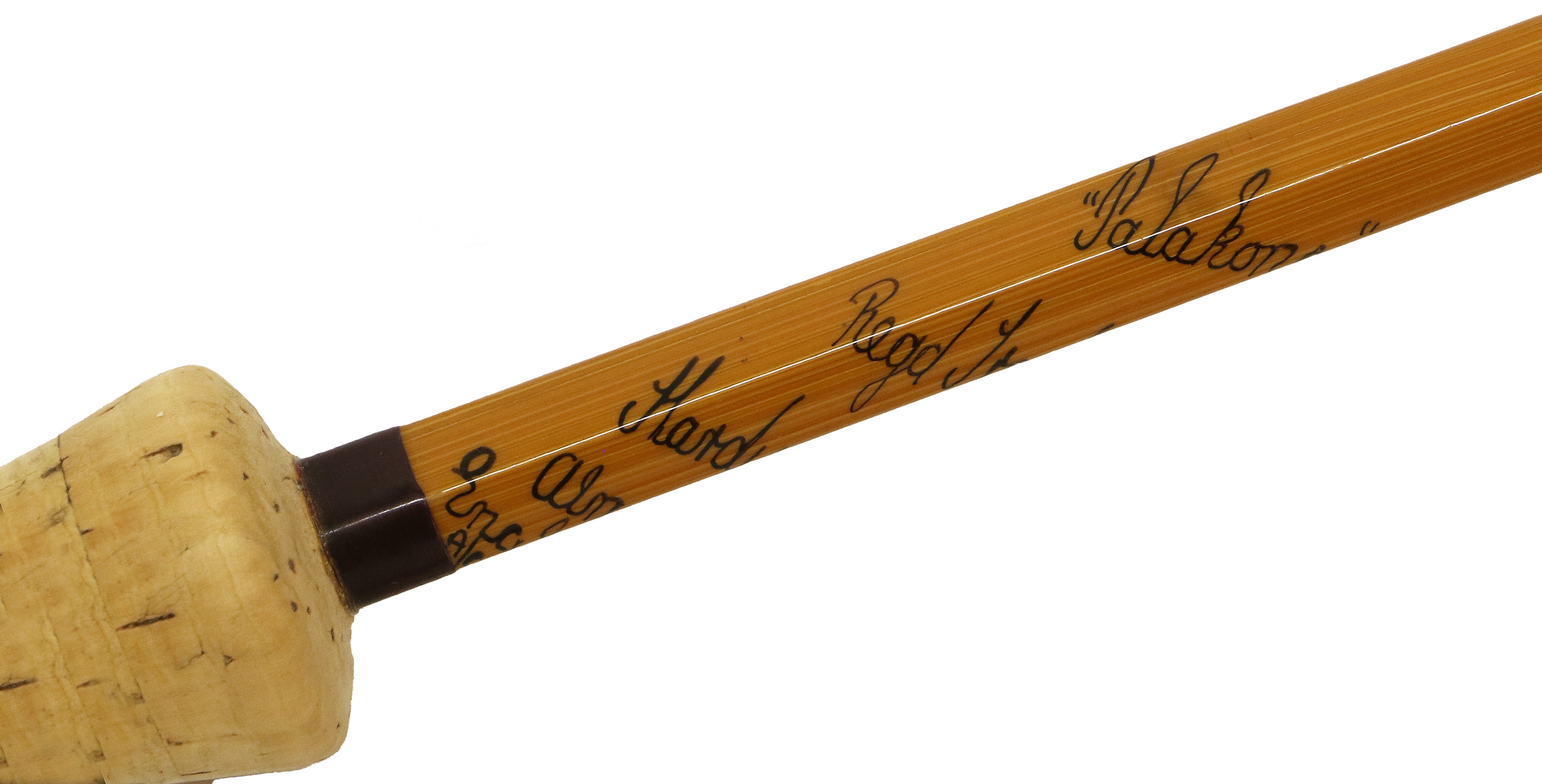 Lot 60 - A Hardy AHE Wood Split Cane Rod 12'