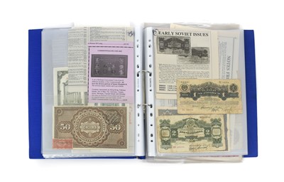 Lot 406 - A Collection of Historic World Banknotes;...