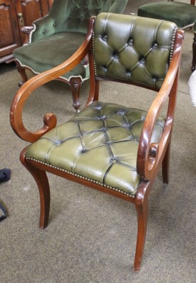 Lot 1156 - A 19th Century Style Mahogany Framed Library...