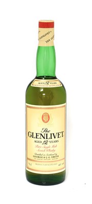 Lot 2202 - Glenlivet 12 Year Old Pure Single Malt Scotch...