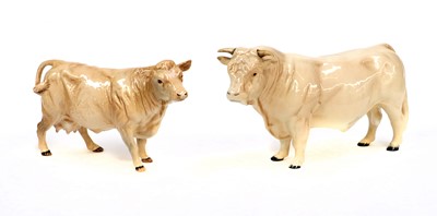 Lot 139 - Beswick Charolais Cattle Comprising: Bull,...