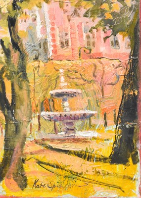 Lot 1054 - Kate Spencer (Contemporary) Fountain Signed,...