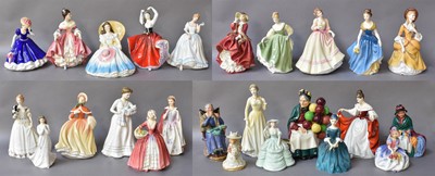 Lot 156 - Twenty Five Royal Doulton Figures, including A...