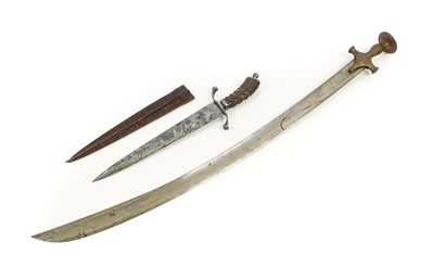 Lot 216 - A 19th Century Indian Hunting Sword, with 31cm...