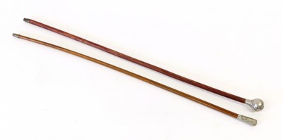 Lot 91 - A Second World War Malacca Swagger Stick to...