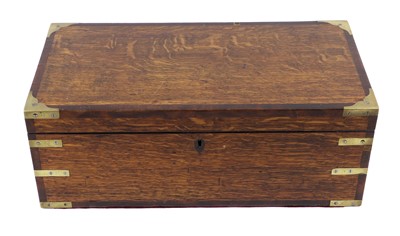 Lot 92 - A 19th Century Oak Military Campaign Table...