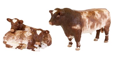 Lot 174 - Shebeg Cattle Comprising: Shorthorn Bull,...
