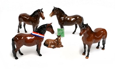 Lot 124 - Beswick Mountain and Moorland Ponies, Dartmoor...