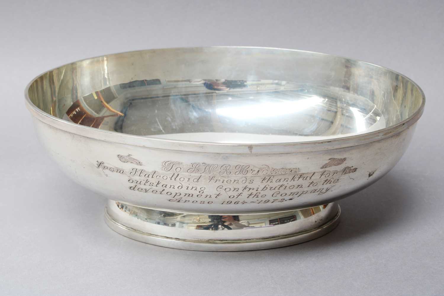 Lot 43 - An Italian Silver Bowl, Stamped 'Lavorazione A...