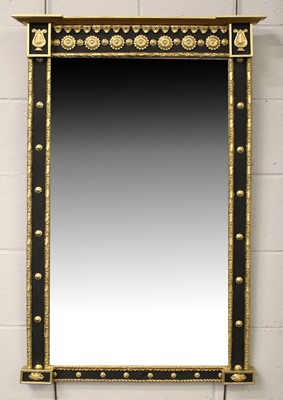 Lot 1265 - A Regency Style Gilt and Ebonised Inverted...