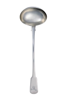 Lot 2212 - A George IV Silver Soup-Ladle