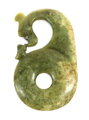 Lot 146 - A Chinese Jade Carving, in Archaic style, as a...