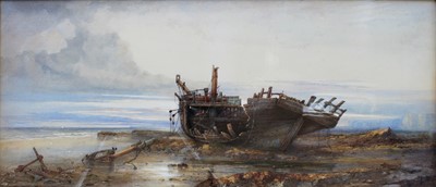 Lot 1018 - Walter William May (1831-1896) Wreckage of a...