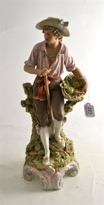 Lot 223 - Royal Dux figure of a gardener