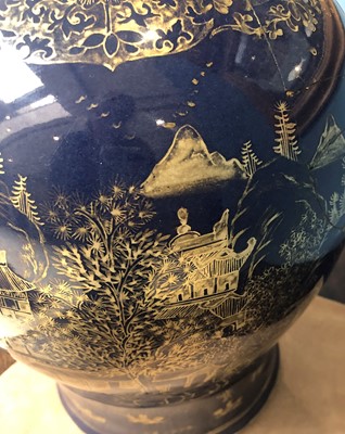 Lot 147 - A Chinese Porcelain Baluster Vase, Kangxi,...