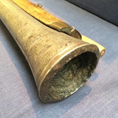 Lot 227 - A Percussion Cap Blunderbus, lock plate...