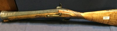 Lot 227 - A Percussion Cap Blunderbus, lock plate...