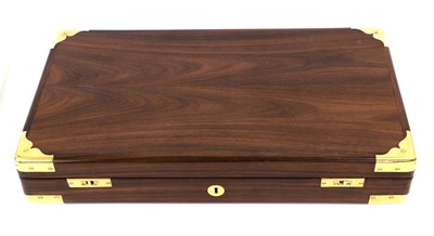 Lot 286 - A Modern Black Walnut Case for a Pair of Large...