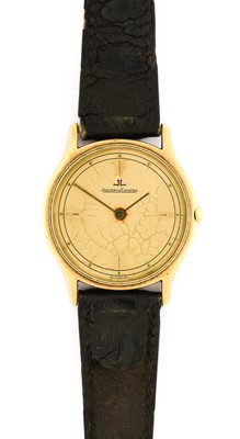 Lot 2405 - Jaeger le Coultre: An 18 Carat Gold Wristwatch,...