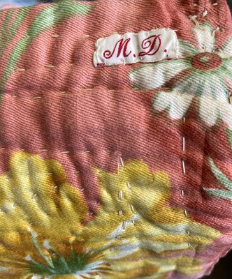 Lot 2137 - Circa 1900 Welsh Wholecloth Quilt, comprising...