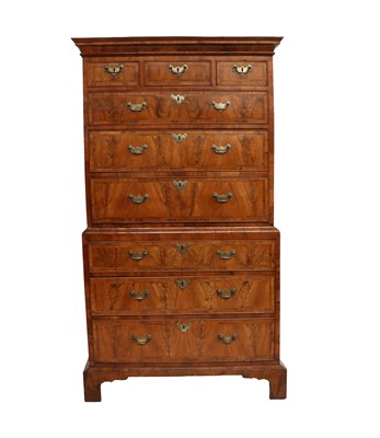 Lot 219 - A George II Walnut and Featherbanded Chest on...