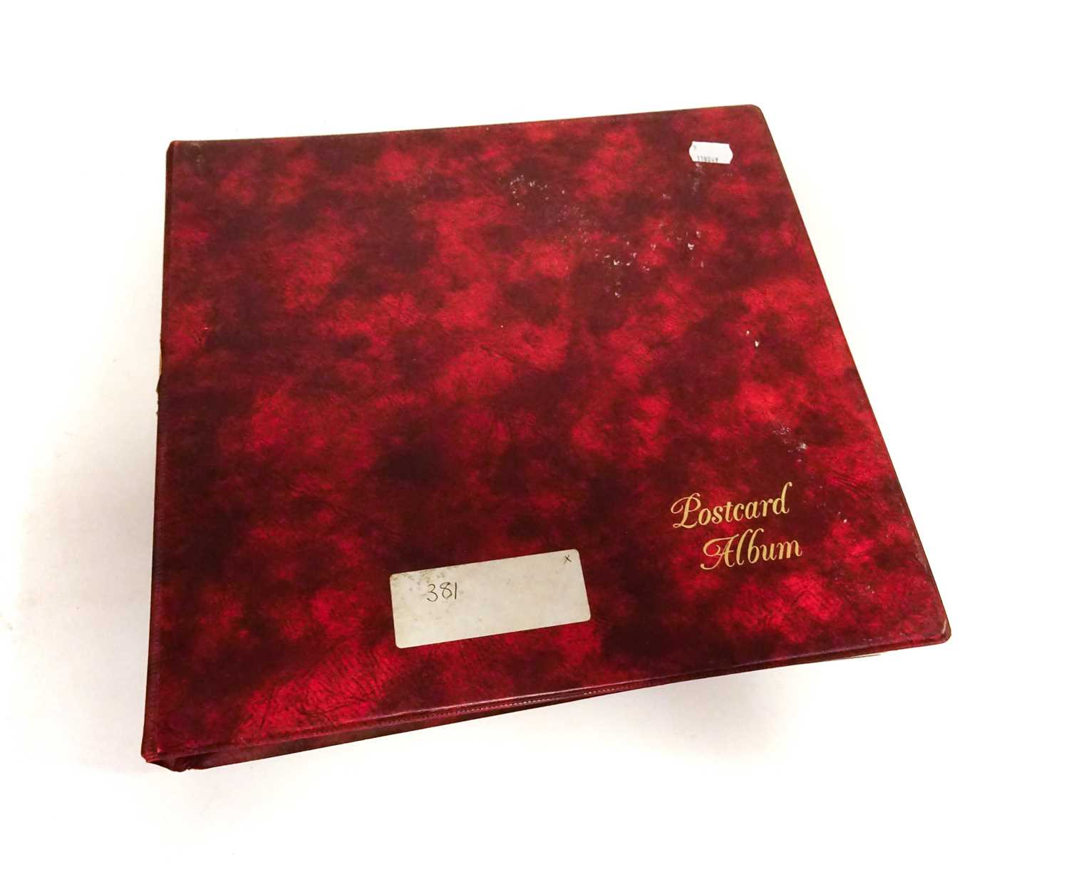 Lot 265 A Red Album With Approx 380 Cards A Mixed